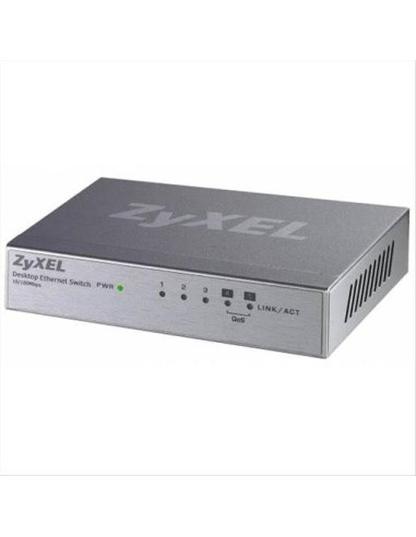 ZyXEL GS1200-5HPv2, 5 Port Gigabit PoE+ webmanaged Switch, 4x PoE, 60 Watt