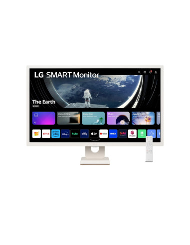 LG 32SR50F-W, 31.5" IPS Smart webOS23, Anti-Glare, 8ms, 1200:1, 250cd/m, sRGB 99-, FHD 1920x1080, HDR 10, HDMI, USB, Wi-Fi B/