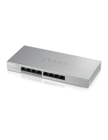 ZyXEL GS1200-8HPv2, 8 Port Gigabit PoE+ webmanaged Switch, 4x PoE, 60 Watt