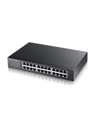 ZyXEL GS1900-24E v3, 24-port GbE L2 Smart Switch, desktop, fanless