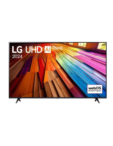 LG 65UT80003LA, 65" 4K UltraHD TV 4K (3840 x 2160), DVB-T2/C/S2, webOS 24 Smart TV, ThinQ AI, Alpha 5 AI 4K Gen7, WiFi, HDR10