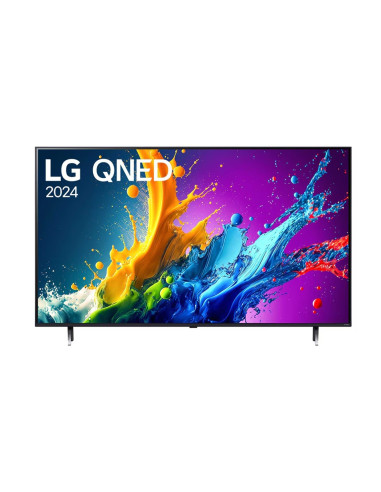 LG 65QNED80T3A, 65" 4K QNED HDR Smart TV, 3840x2160, DVB-T2/C/S2, Alpha 5 AI 4K Gen7, HDR 10 PRO, webOS 24 ThinQ, 4K Upscalin