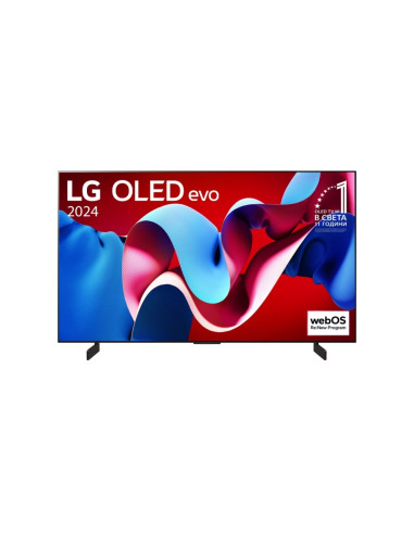 LG OLED42C42LA, 42" UHD OLED evo, 4K (3840 x 2160), DVB-C/T2/S2, Full Cinema Screnn, Alpha 9 AI 4K Gen7, 144Hz, ThinQ AI, HDR