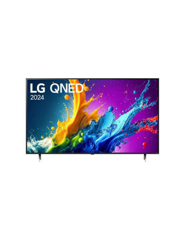 LG 86QNED80T3A, 86" 4K HDR Smart QNED TV, 3840x2160, DVB-T2/C/S2, AI Alpha 5 Gen7, HDR 10 PRO, webOS 24, ThinQ AI, WiFi, Clea