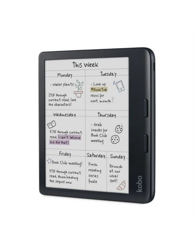 Kobo Libra Colour e-Book Reader, E Ink touchscreen 7 inch, 1680 x 1264, 32 GB, 1 GHz, Greutate 0.215 kg, Wireless Da, Comfort