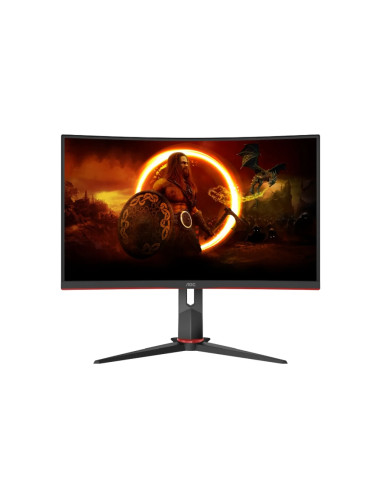 AOC C27G2Z3/BK, 27" Curved 1500R VA WLED, 1920x1080@280Hz, 1ms GtG, 0.5MPRT, 300cd m/2, 4000:1, 80M:1 DCR, Adaptive Sync, Fli