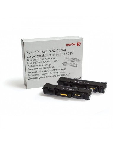 Xerox Phaser 3052, 3260/ WorkCentre 3215, 3225 Dual Pack Toner Cartridge