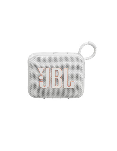 JBL GO 4 WHT Ultra-portable waterproof and dustproof Speaker