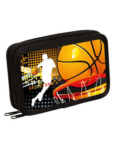 Explore "Basketball" несесер твърд, 2 ципа, празен