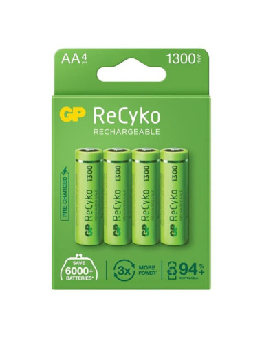 Презареждаща батерия GP R6 AA 1300 mAh NiMH 4 бр.