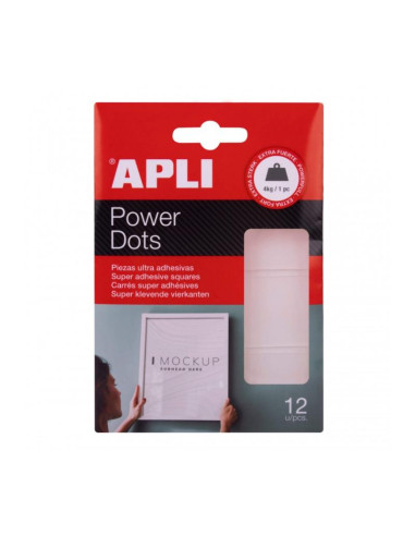 Ултра залепващи прозрачни късчета APLI Power Dots с PREMIUM качество