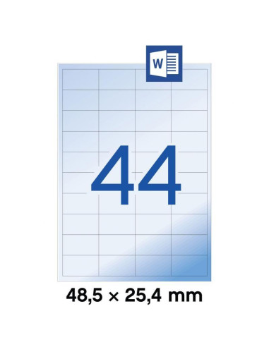 APLI 01223 водоустойчиви полиестерни етикети, матово прозрачни, за лазерни принтери и копирни машини