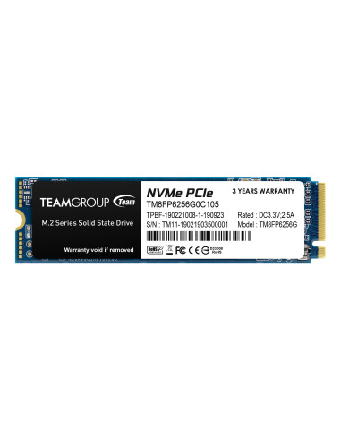 SSD Team Group MP33, M.2 2280 256GB PCI-e 3.0 x4 NVMe