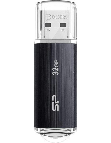 USB памет SILICON POWER Blaze B02, 32GB, USB 3.2 Gen 1, Черен