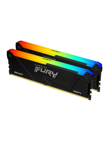 Памет Kingston FURY Beast Black RGB 16GB(2x8GB) DDR4 3200MHz CL16