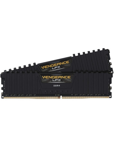 Памет CORSAIR VENGEANCE LPX, 16GB (2 x 8GB), DDR4, 3200MHz, Black