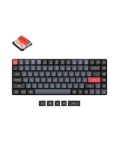 Геймърска механична клавиатура Keychron K3 Pro QMK/VIA - HS, Low Red Switch