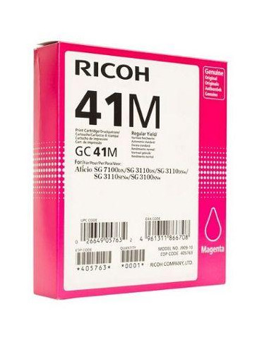 Мастило гел RICOH GC41M ,2200 копия, Magenta