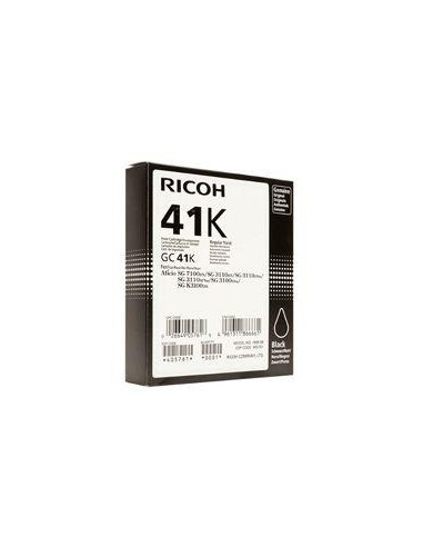 Мастило гел RICOH GC41K, 2500 копия, Черен