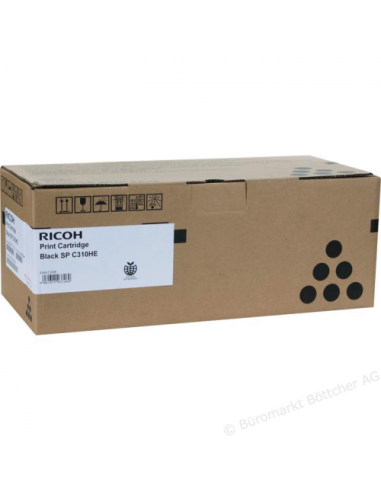 Тонер касета Ricoh SPC310HE, 7200 копия Черен