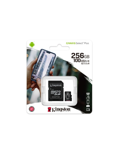 Карта памет Kingston Canvas Select Plus microSDXC 256GB