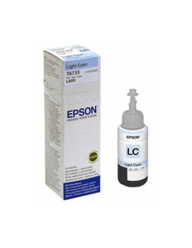 Epson T6735 Light Cyan ink bottle, 70ml