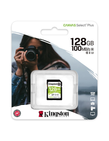 Карта памет Kingston Canvas Select Plus SD 128GB