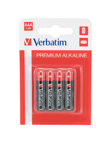 Батерия Verbatim Premium AAA 1.5 V 4 бр.