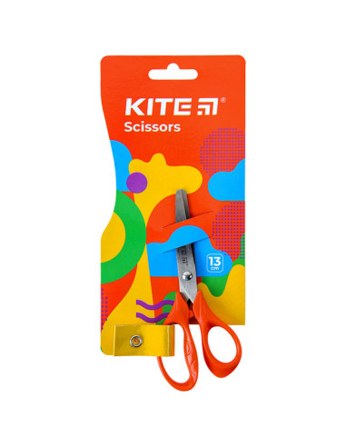 Детска ножица Kite Fantasy 13 cm пластмасови дръжки Блистер