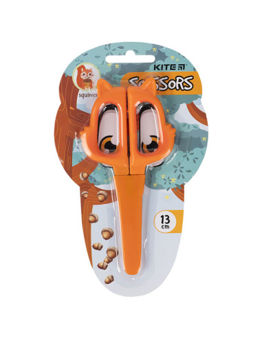 Детска ножица Kite Squirrel 13 cm Блистер