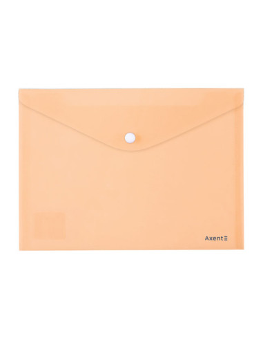 Папка джоб с копче Axent А5 Pastelini Оранжев