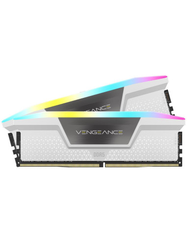 Памет Corsair Vengeance White RGB 32GB(2x16GB) DDR5 6000MHz CL36 CMH32GX5M2E6000C36W