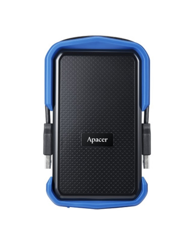 Apacer AC631, 1TB 2.5" SATA HDD USB 3.2 Military-Grade Shockproof Portable Hard Drive