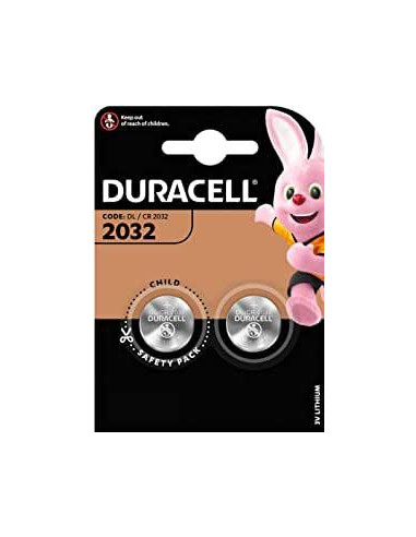 Бутонна батерия литиева GP CR2032 3V 2 бр. в блистер DURACELL