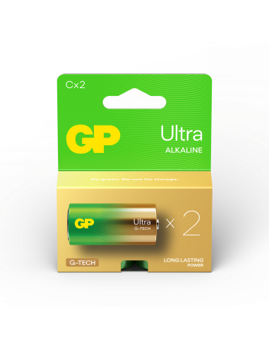 Алкална батерия GP ULTRA LR14 /2 бр. в опаковка/ 1.5V