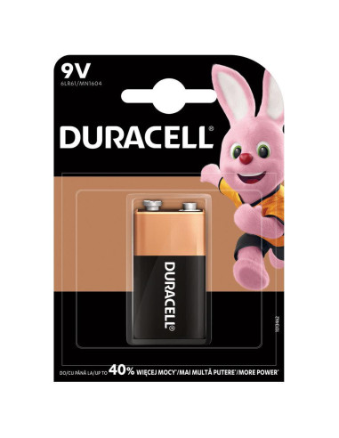 Алкална батерия 6LF22 R22 9V 1pk блистер BASIC DURACELL