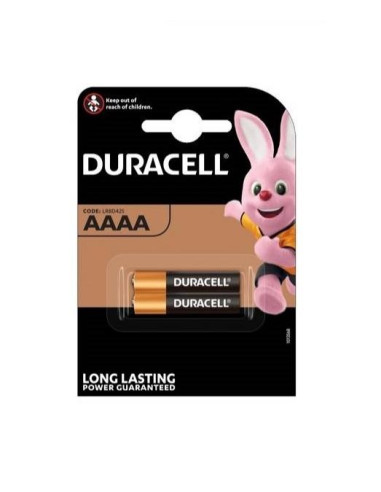 Алкална батерия 1.5V AAAA LR61- 2бр. в опаковка DURACELL