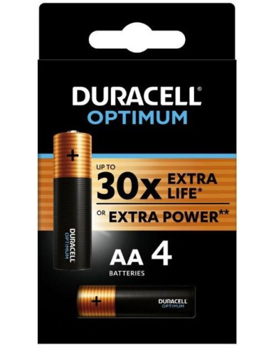 Алкална батерия DURACELL OPTIMUM LR6 /4 бр. в блистер/ 1.5V