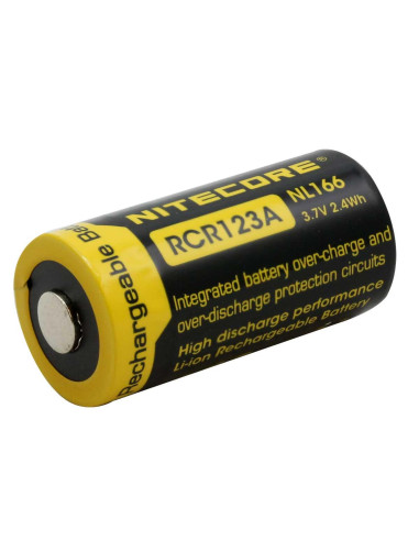 Акумулаторна батерия CR-123 LiIon 3,7V 16340 650mAh NITECORE