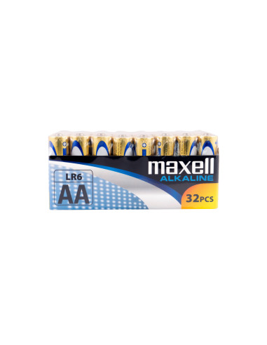 Алкални батерии MAXELL LR6 1,5V AA 32 бр. pack