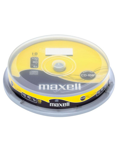 CD-RW80 MAXELL, 700MB, 52x, 10 бр