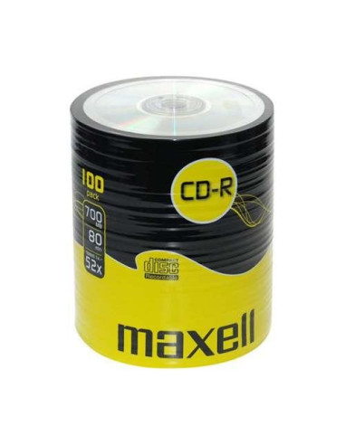 CD-R80 MAXELL, 700MB, 52x, 100 бр