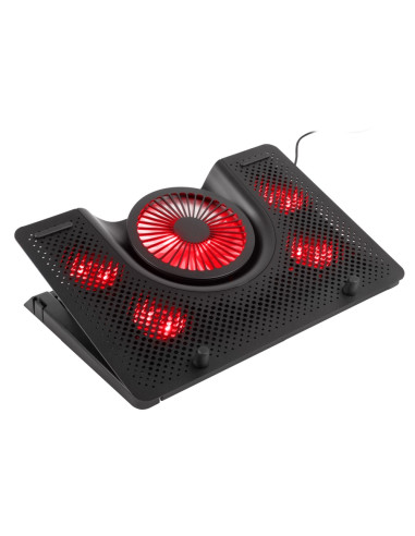 Genesis Laptop Cooling Pad Oxid 550 15.6-17.3 5 Fans, Led Light, 1 Usb