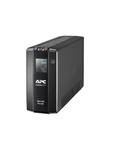 APC Back UPS Pro BR 650VA, 6 Outlets, AVR, LCD Interface