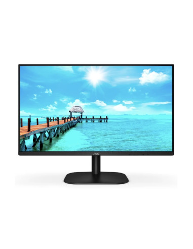 AOC 24B2XH/EU, 23.8" WLED IPS, 1920x1080@75Hz, 4ms GtG, 250cd/m2, 1000:1, DC20M:1, FlickerFree, Low Blue Light, Tilt, D-SUB, 