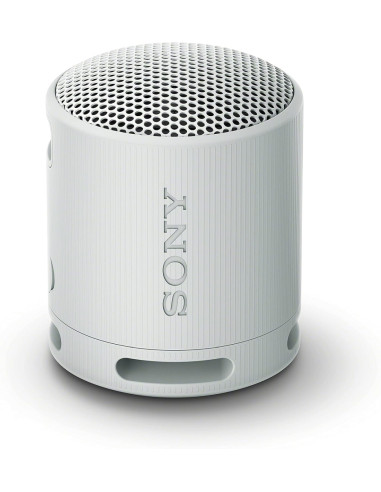 Sony SRS-XB100 Portable Bluetooth Speaker, Light Grey