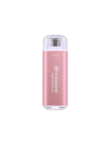 Transcend 1TB, USB External SSD, ESD300P, USB 10Gbps, Type C, Pink