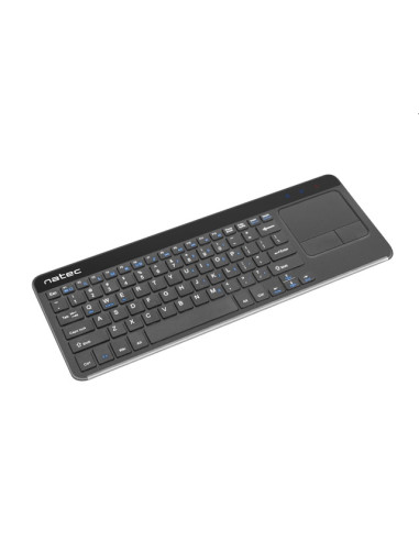 Natec wireless keyboard Turbot slim touch pad x-scissors us layout