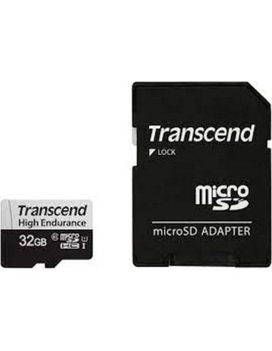 Transcend 32GB micro SD w/ adapter U1, High Endurance