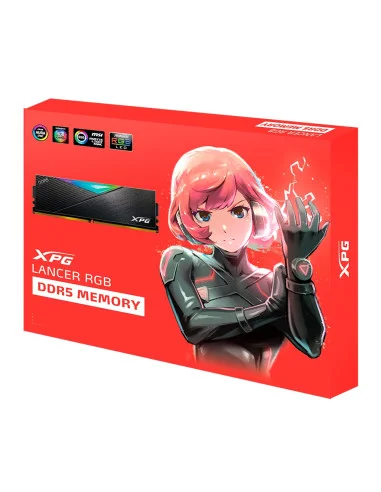 ADATA LANCER RGB 64GB (2x32GB) DDR5 6000 MHz U-DIMM Black
